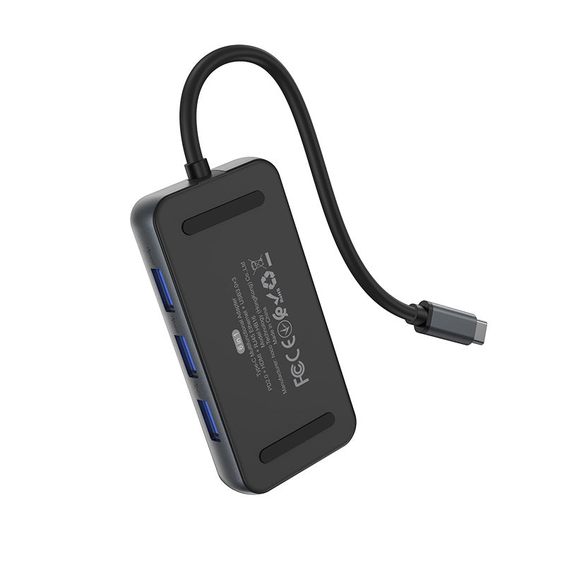 Type-C hub “HB16 Easy expand” USB3.0*3 + HDTV + PD + RJ45