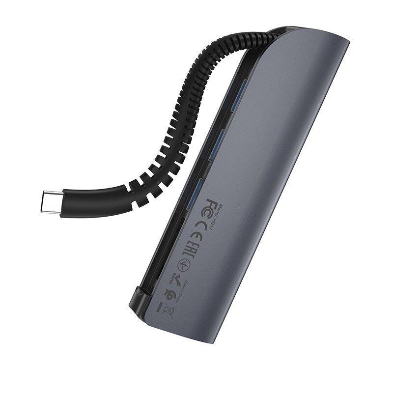 Type-C hub “HB17 Easy connect” USB3.0*3 + SD + TF