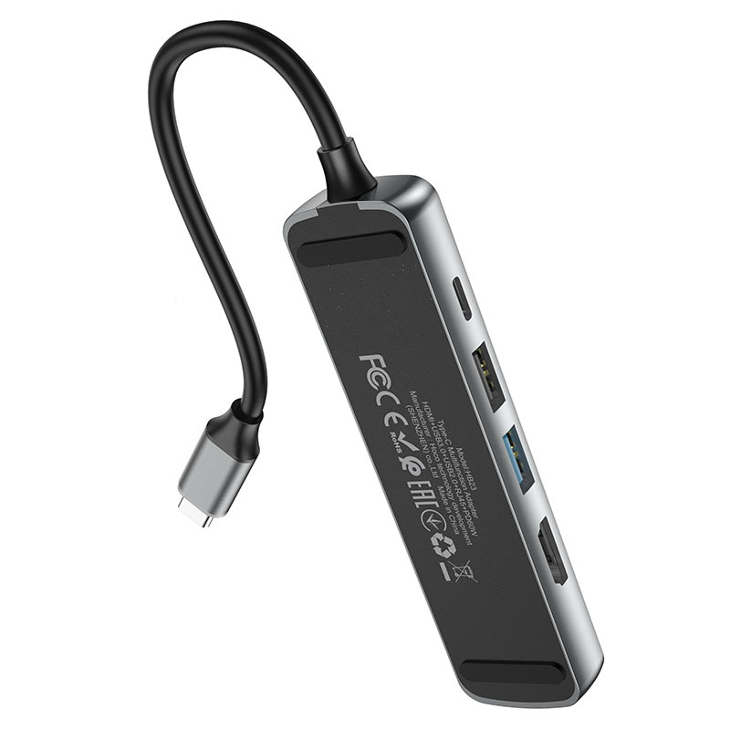 Type-C hub “HB23 Easy view” HDTV + USB3.0 + USB2.0 + RJ45 + PD