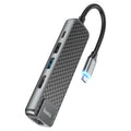 Type-C hub “HB23 Easy view” HDTV + USB3.0 + USB2.0 + RJ45 + PD