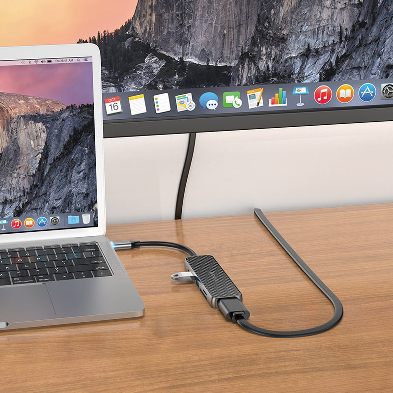 Type-C hub “HB24 Easy display” HDTV + USB3.0 + USB2.0 + SD + TF + PD