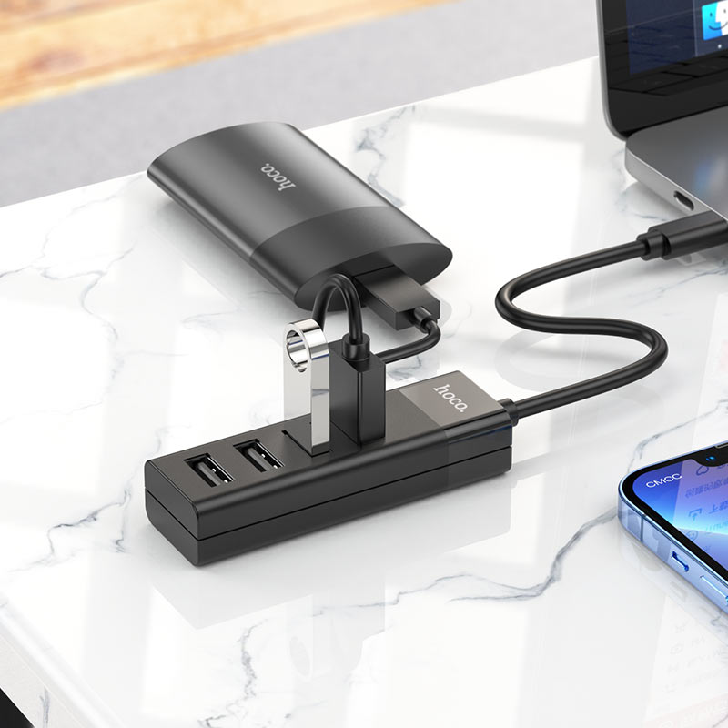 Type-C hub 4-in-1 “HB25 Easy mix” Type-C to USB3.0+USB2.0*3