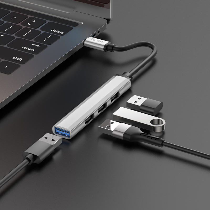 Type-C hub 4-in-1 “HB26” USB3.0+USB2.0*3