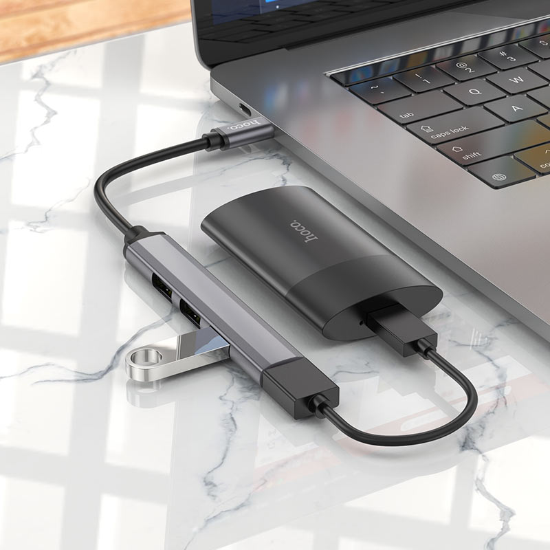 Type-C hub 4-in-1 “HB26” USB3.0+USB2.0*3
