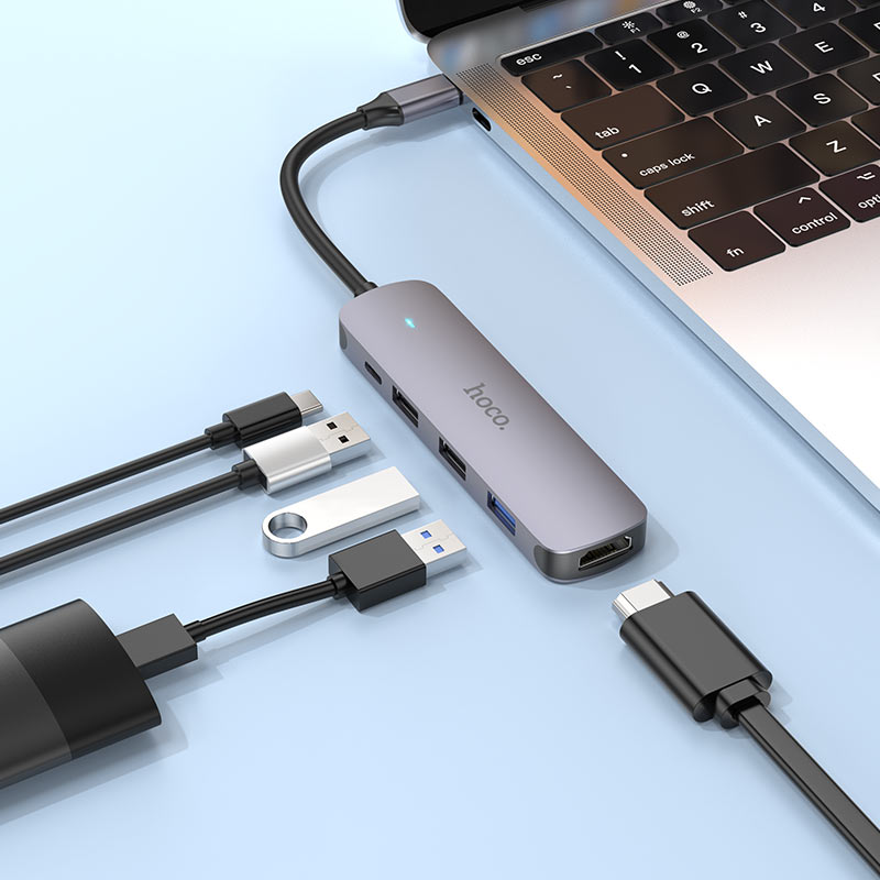 Type-C hub “HB27” HDTV + USB3.0 + USB2.0*2 + PD