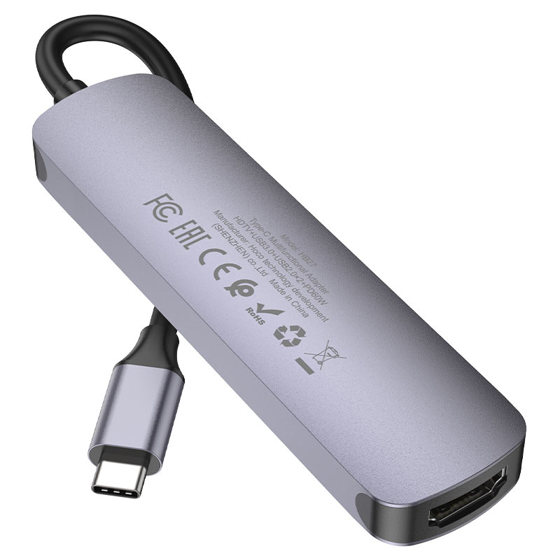Type-C hub “HB27” HDTV + USB3.0 + USB2.0*2 + PD