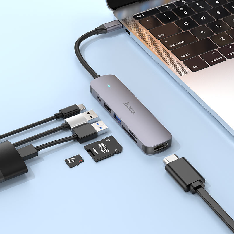 Type-C hub “HB28” HDTV + PD + USB3.0 + USB2.0 + SD + TF