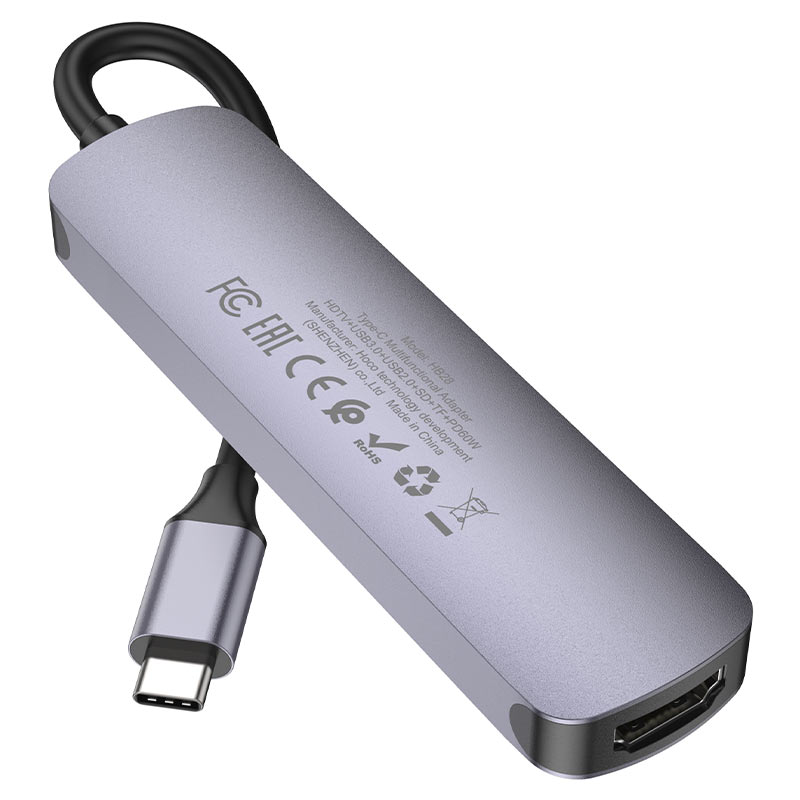 Type-C hub “HB28” HDTV + PD + USB3.0 + USB2.0 + SD + TF