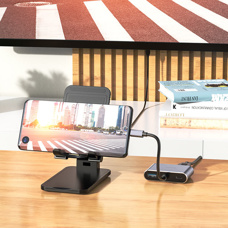 Converter “HB30 Eco” Type-C to HDTV + VGA + USB3.0 + PD