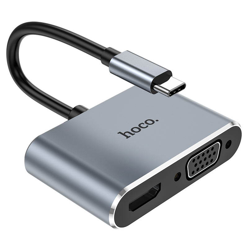 Converter “HB30 Eco” Type-C to HDTV + VGA + USB3.0 + PD