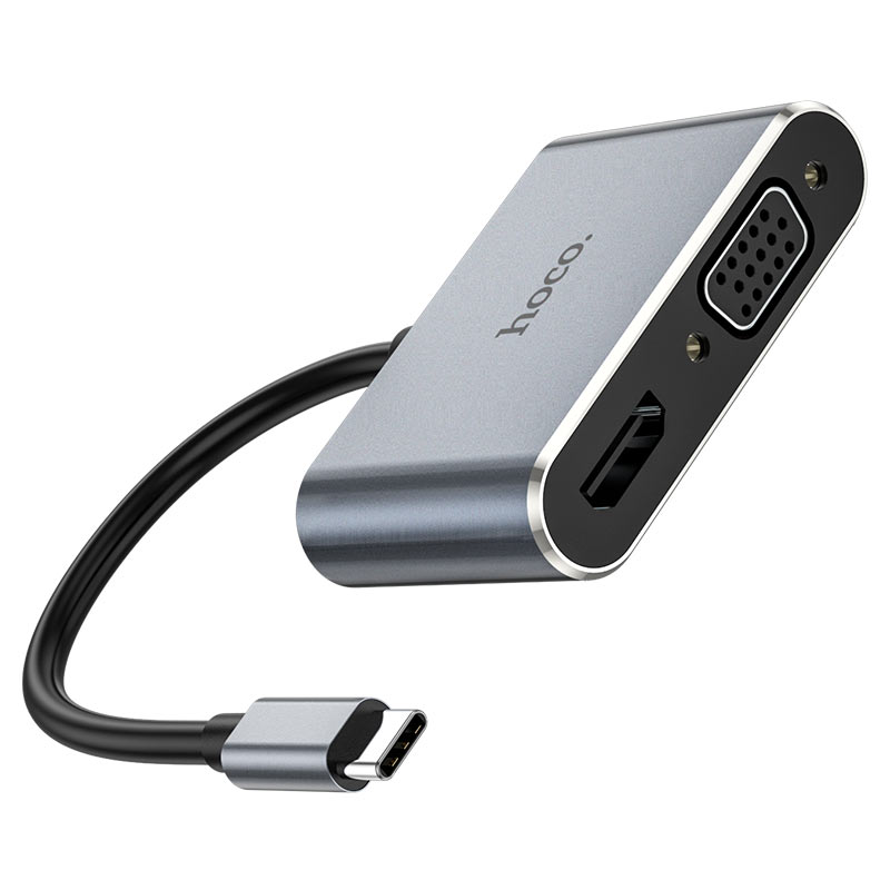 Converter “HB30 Eco” Type-C to HDTV + VGA + USB3.0 + PD