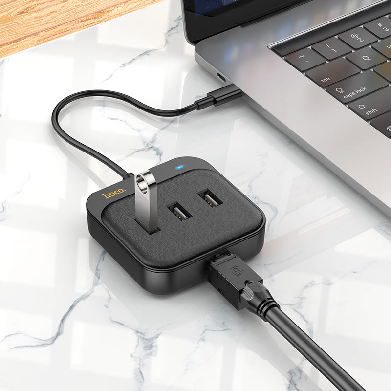 Type-C hub “HB35 Easy link” 3 × USB-A2.0 + RJ45