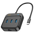 Type-C hub “HB35 Easy link” 3 × USB-A3.0 + RJ45