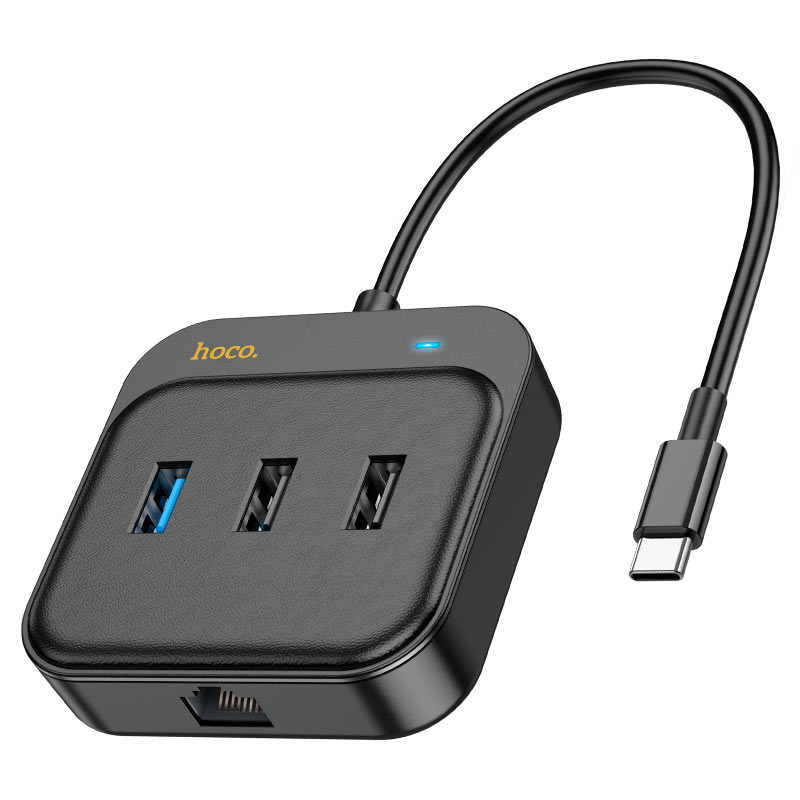 Type-C hub “HB37 Easy link” HDTV + RJ45 + USB-A3.0 + 2 × USB-A2.0 + Type-C