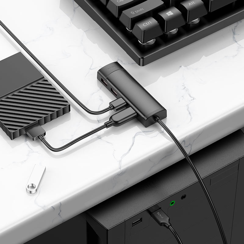 USB-A hub “HB41 Easy safety” USB-A3.0 + 3 × USB-A2.0