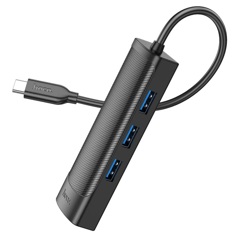 Type-C hub “HB42 Easy safety” 3 × USB-A3.0 + RJ45