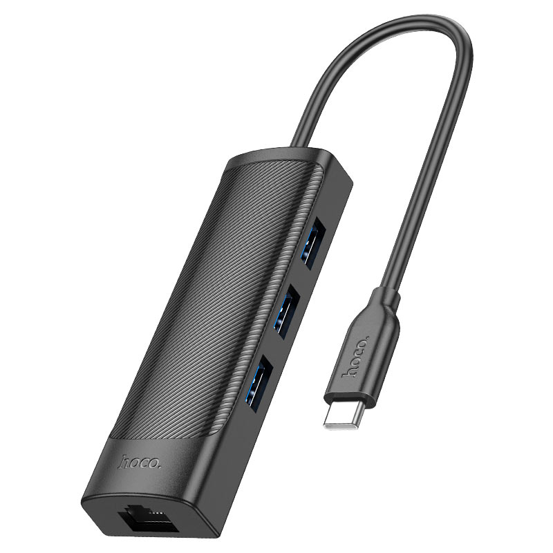 Type-C hub “HB42 Easy safety” 3 × USB-A3.0 + RJ45