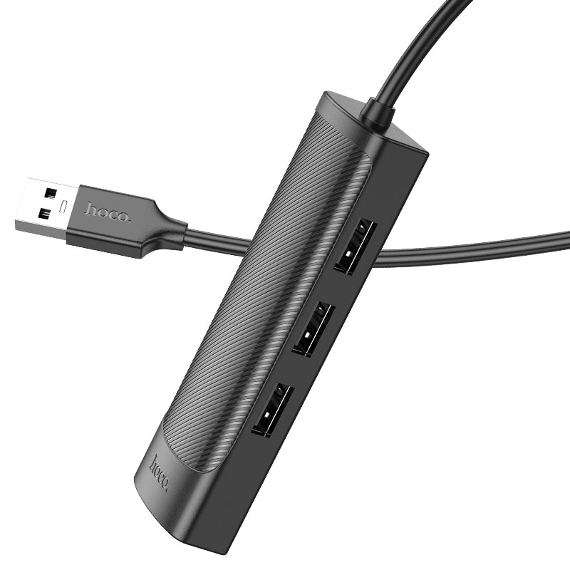 USB-A hub “HB42 Easy safety” 3 × USB-A2.0 + RJ45