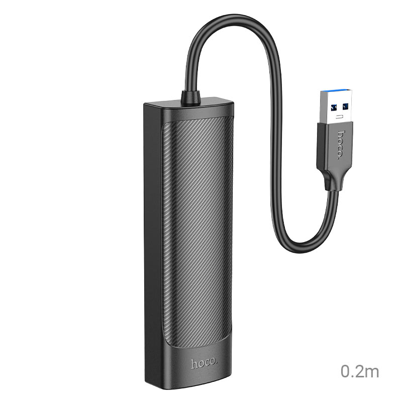 USB-A hub “HB42 Easy safety” 3 × USB-A3.0 + RJ45