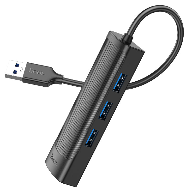 USB-A hub “HB42 Easy safety” 3 × USB-A3.0 + RJ45