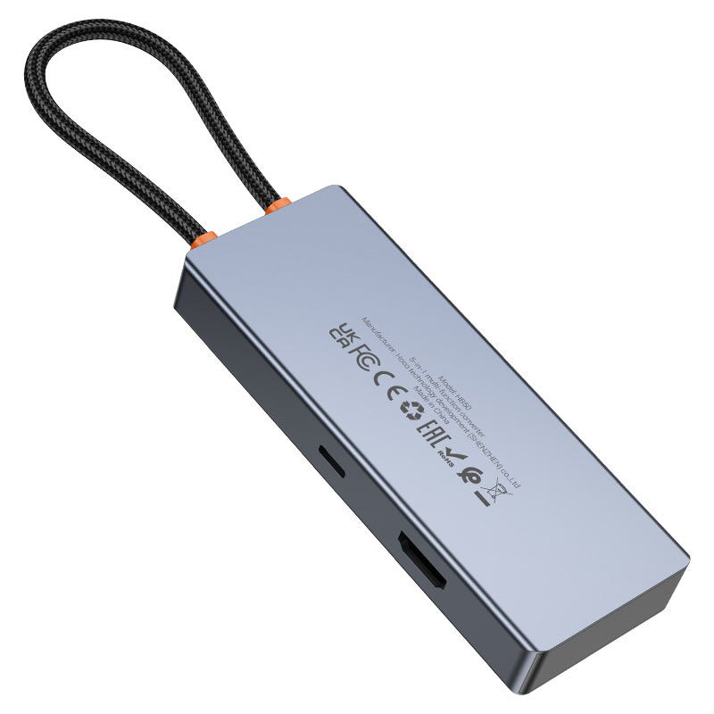 Type-C hub “HB50 Wow” 5-in-1 multifunctional