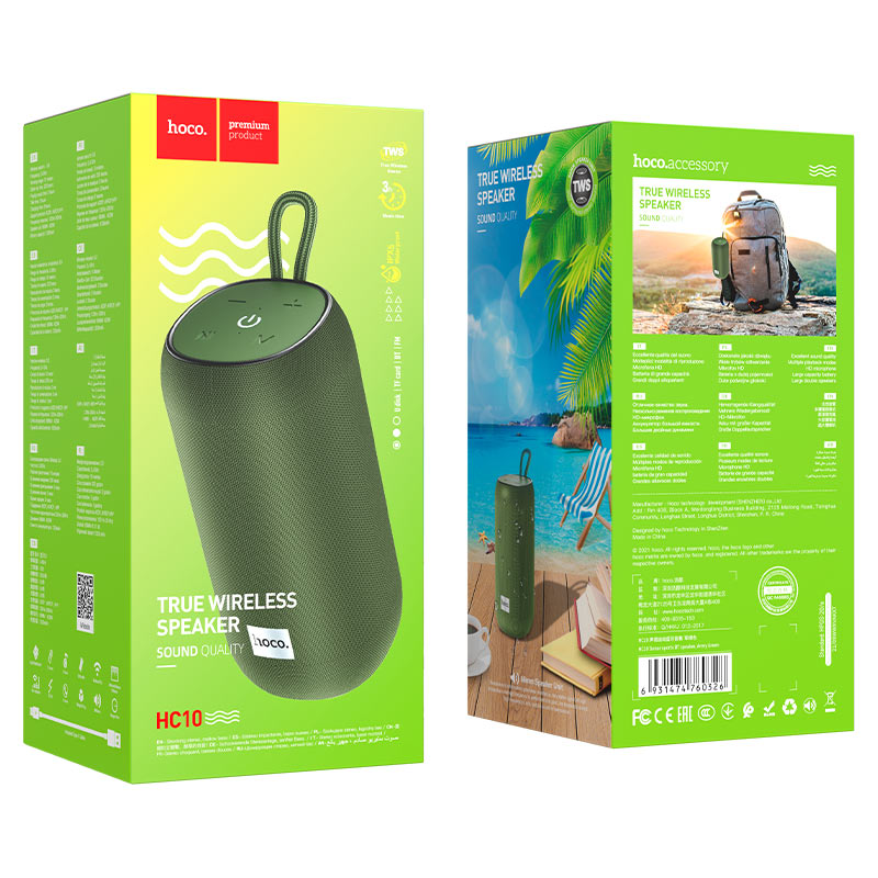 Wireless speaker “HC10 Sonar” sports portable loudspeaker