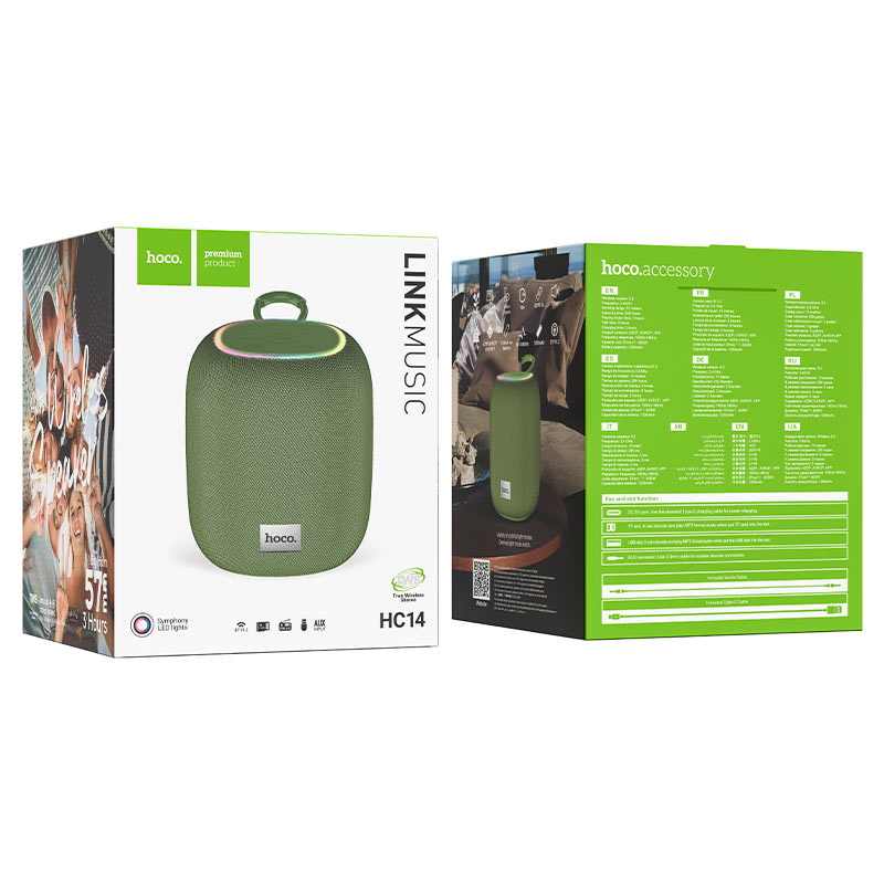 Wireless speaker “HC14 Link” sports portable loudspeaker
