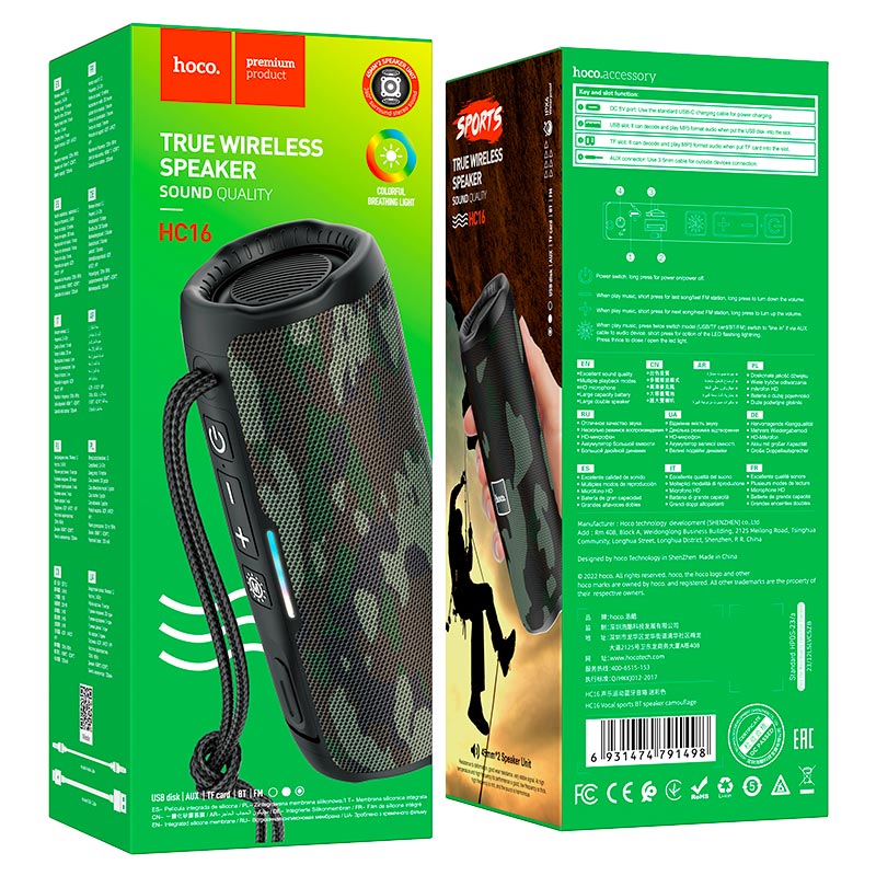 Wireless speaker “HC16 Vocal” portable loudspeaker