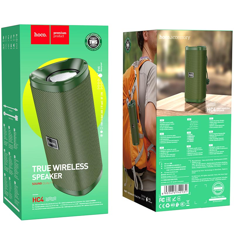 Wireless speaker “HC4 Bella” sports portable loudspeaker