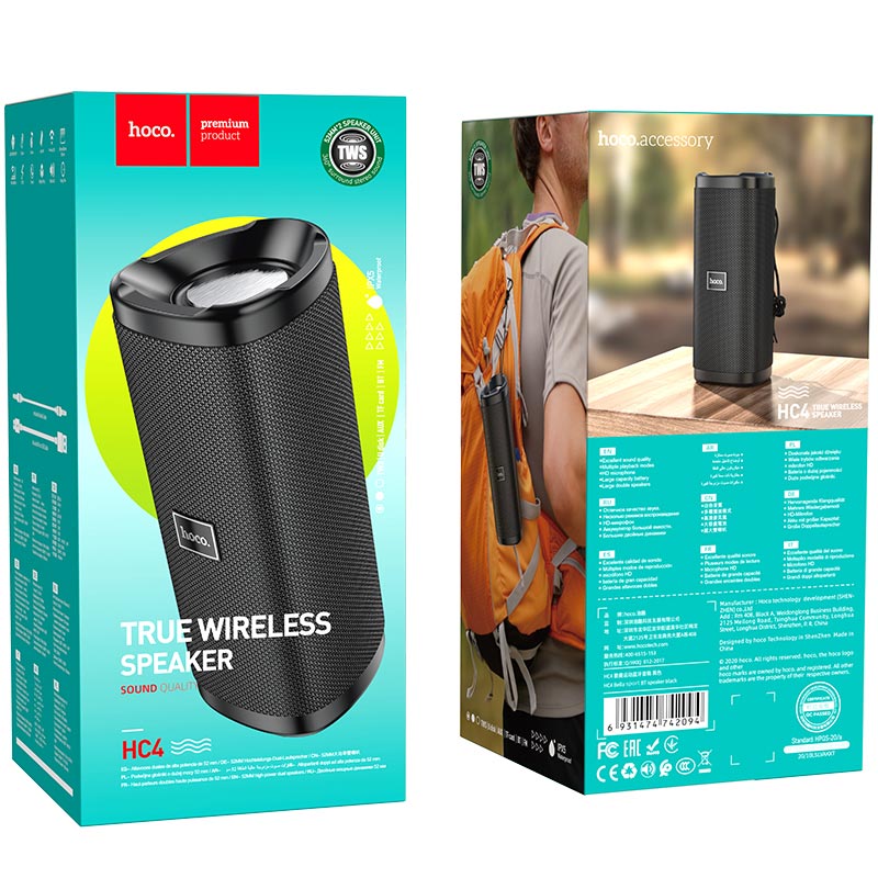 Wireless speaker “HC4 Bella” sports portable loudspeaker