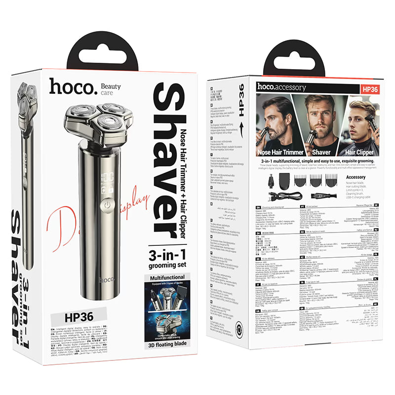 Electric grooming & shaving set “HP36” 3-in-1