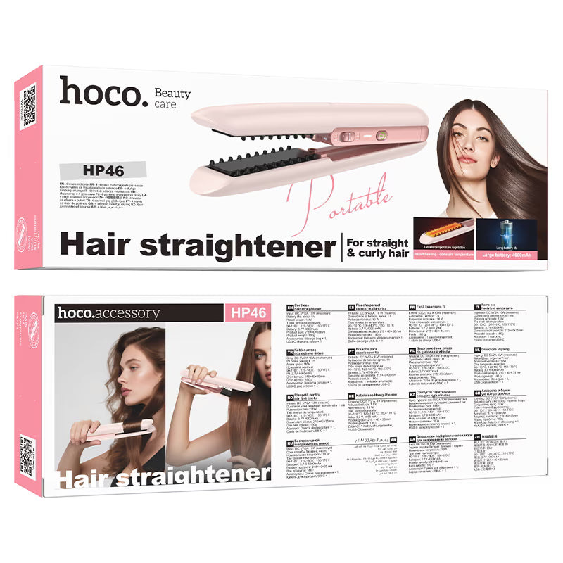 Dual-function wireless hair styler “HP46 Explicit”
