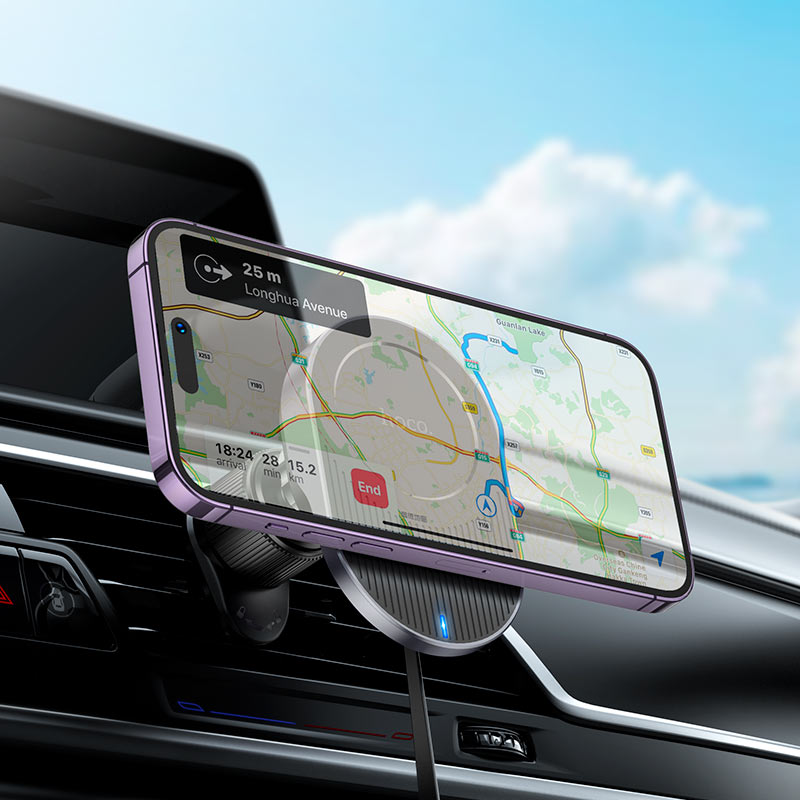 Car wireless charger “HW12 Guardian” for air outlet