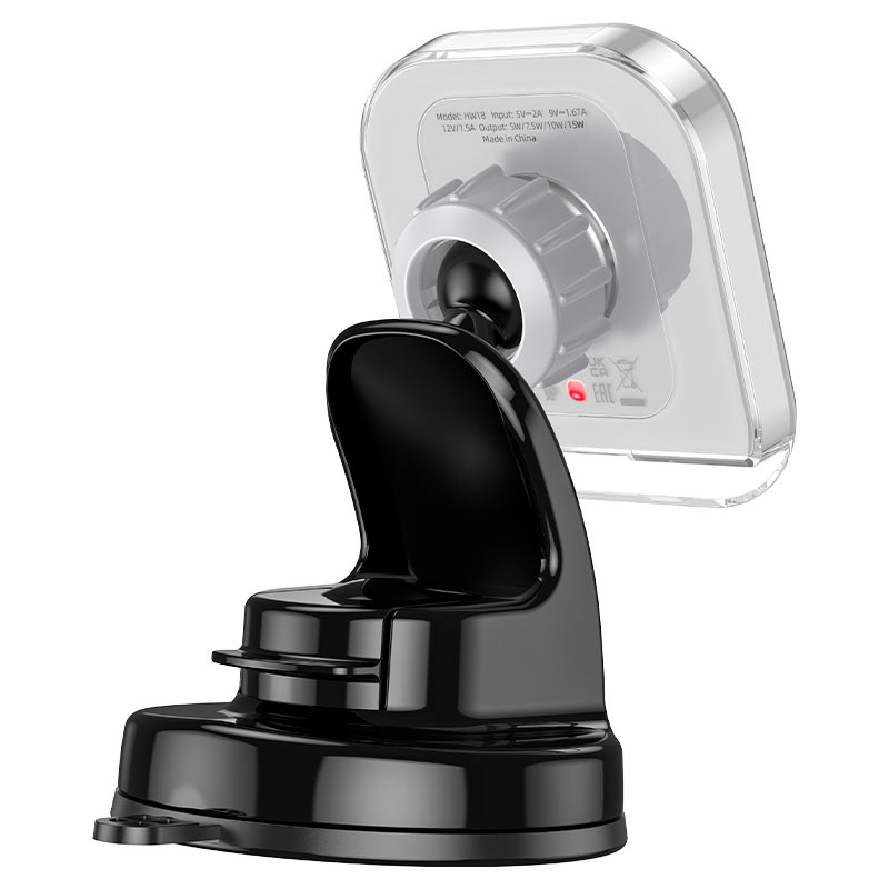Car wireless charger “HW18 Crystal” for dashboard