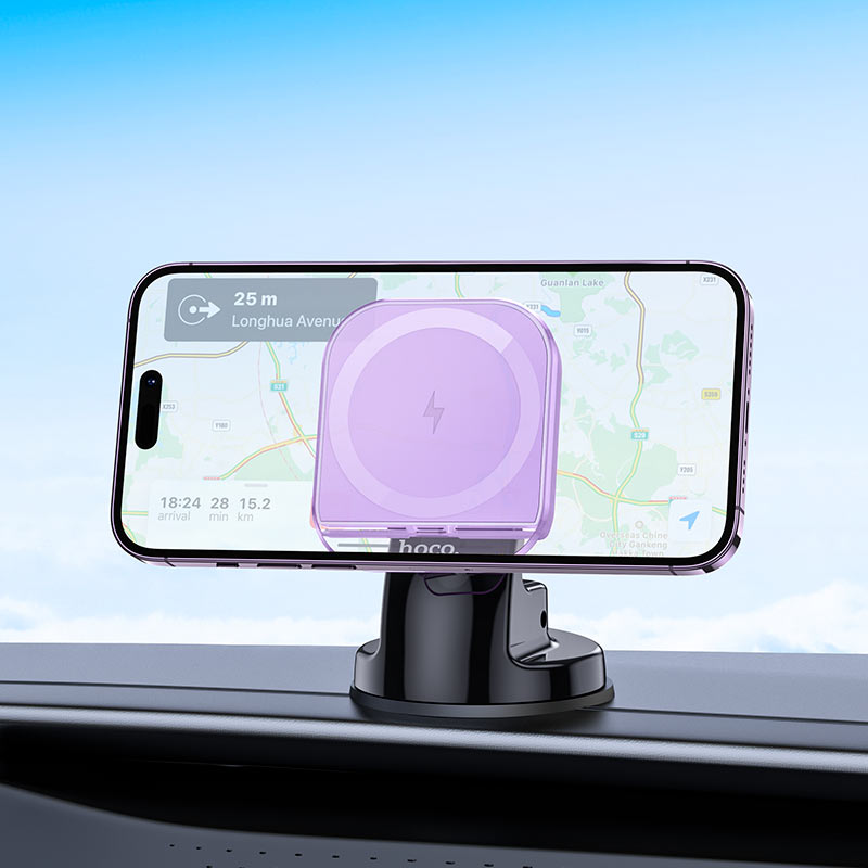 Car wireless charger “HW18 Crystal” for dashboard