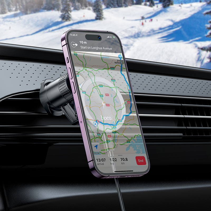 Car wireless charger “HW6 Vision” for air outlet