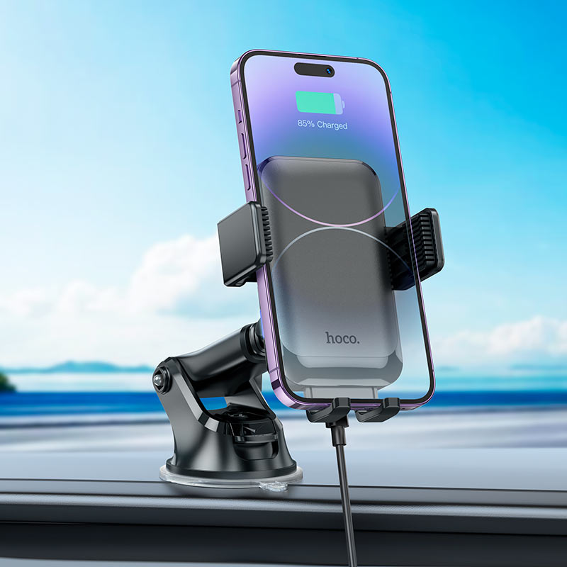 Car wireless charger “HW9 Climber” for dashboard and air outlet