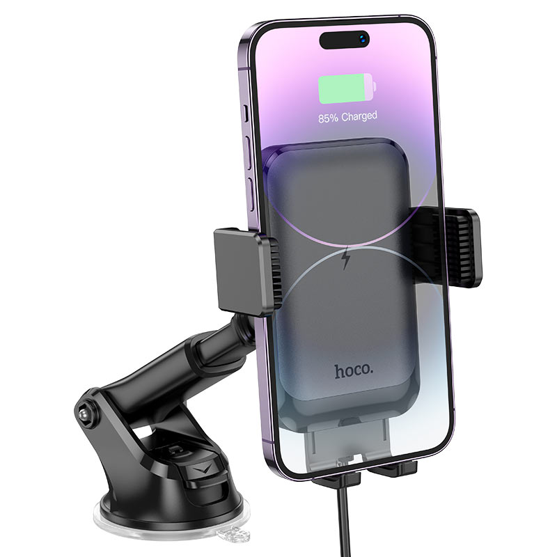 Car wireless charger “HW9 Climber” for dashboard and air outlet