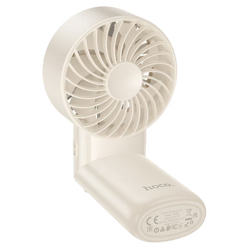 Portable fan “HX605 Ice pack” handheld and desktop