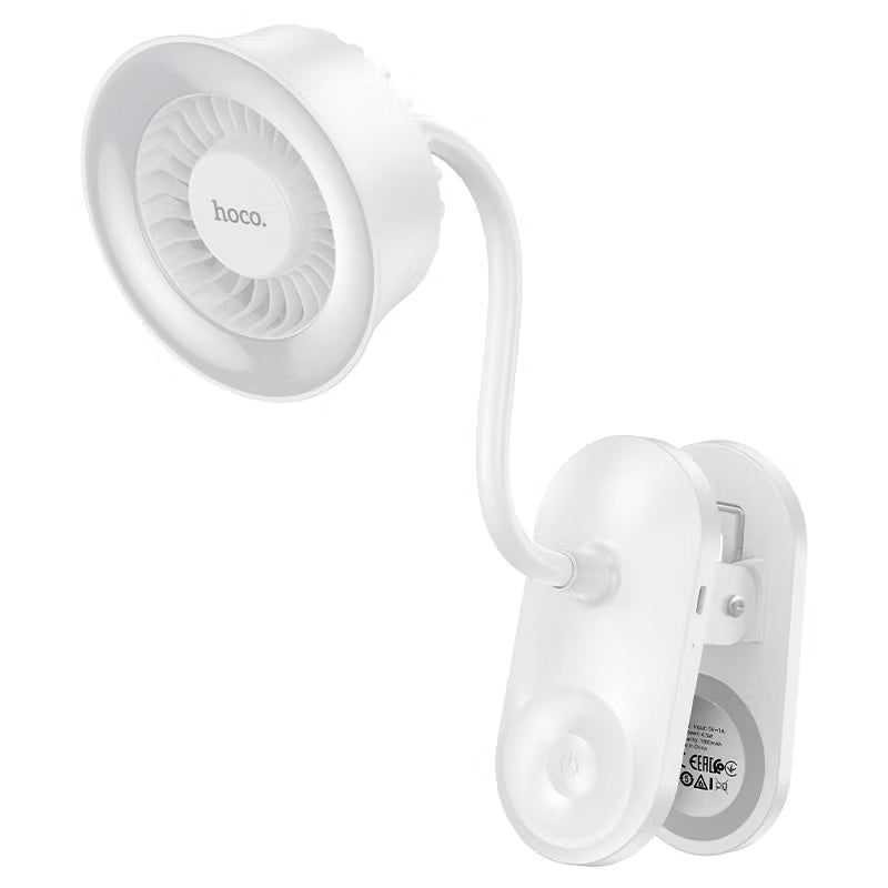 Portable fan “HX610” clip-on + lamp