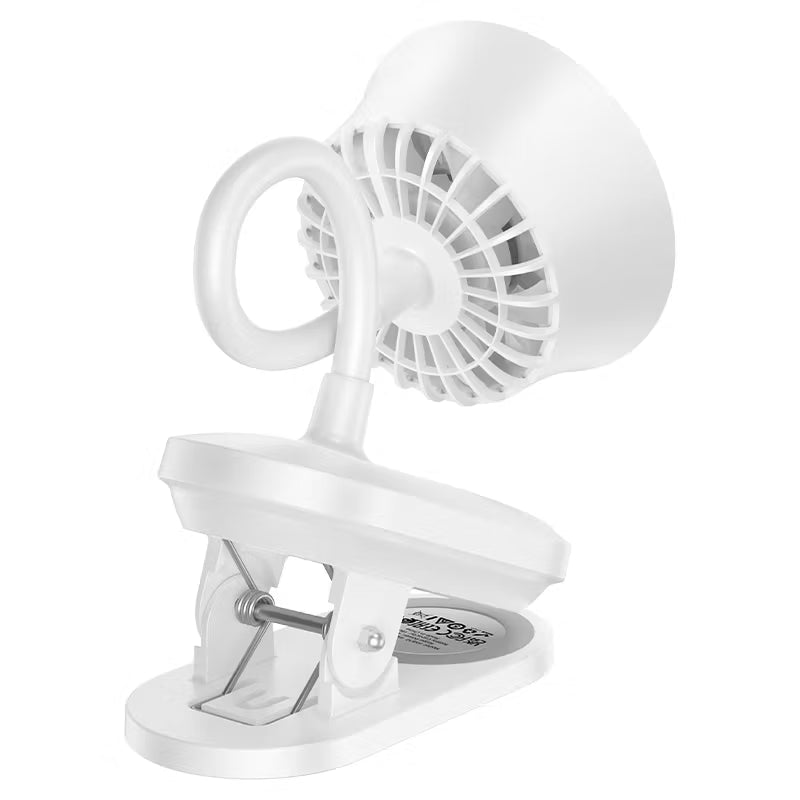 Portable fan “HX610” clip-on + lamp