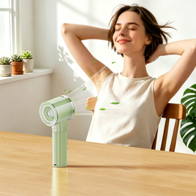 Portable fan “HX614 Spray” with humidifier