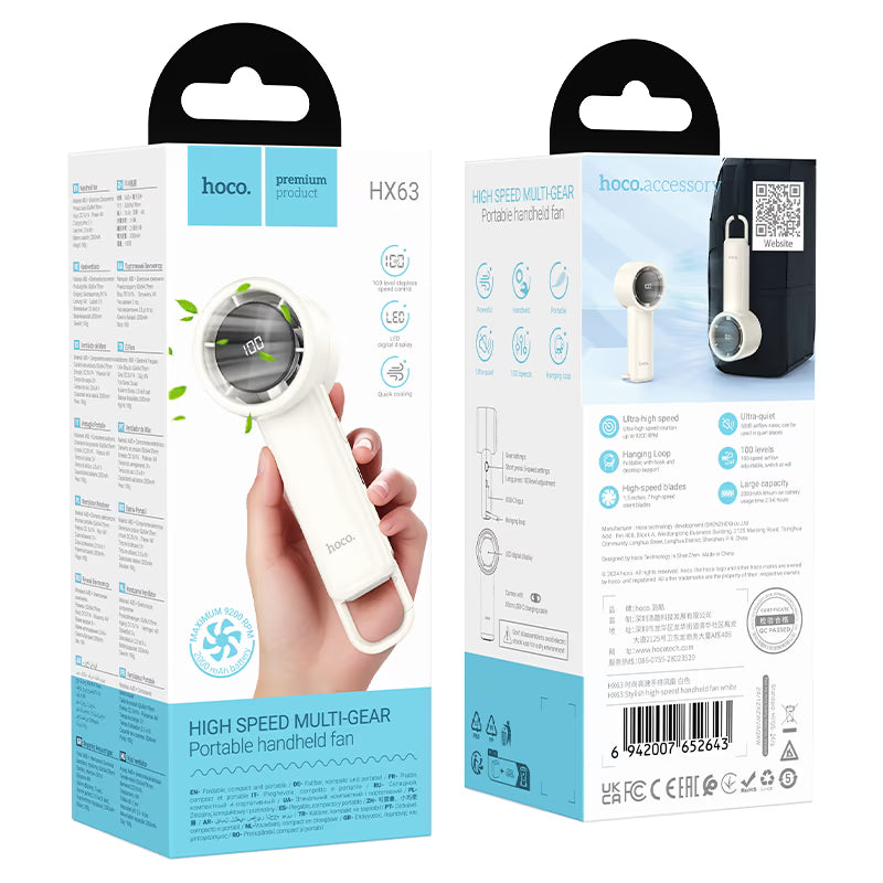 Portable fan “HX63 Fashion” handheld and desktop