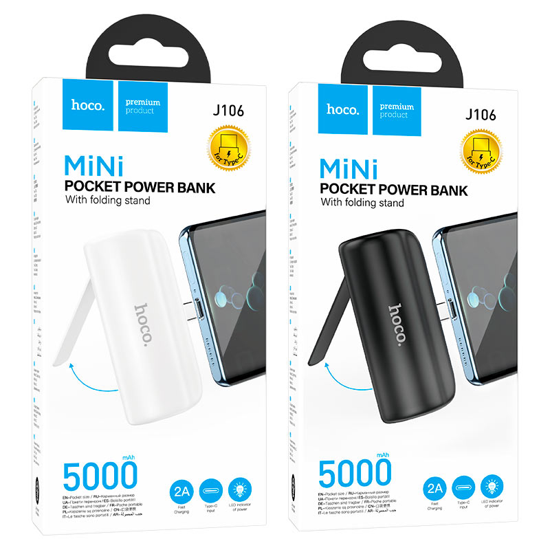 Power bank “J106 Pocket” 5000mAh for Type-C