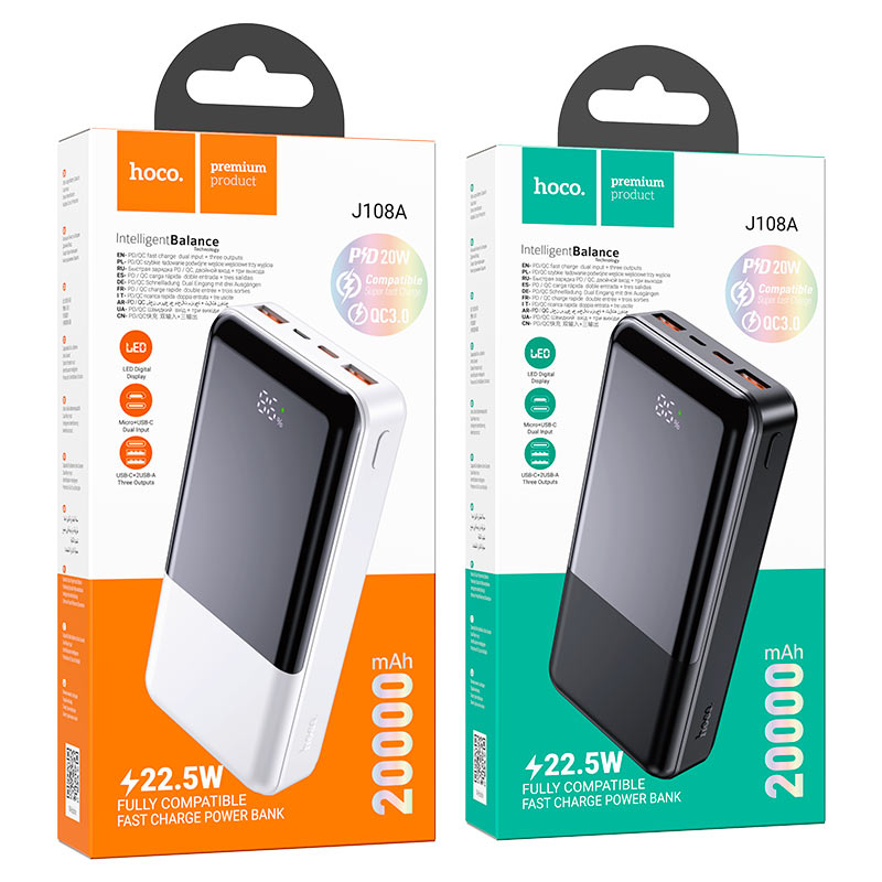 Power bank “J108A Universe” 22.5W 20000mAh
