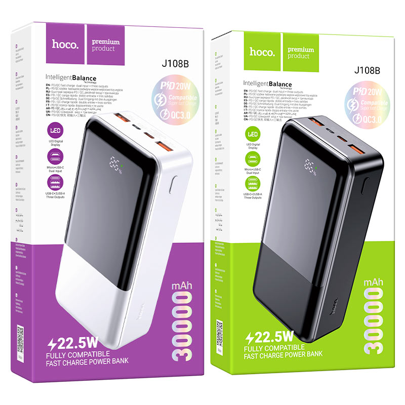 Power bank “J108B Universe” 22.5W 30000mAh