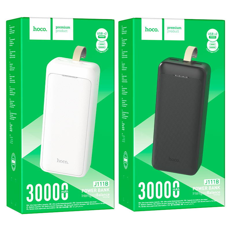 Power bank “J111B Smart charge” 30000mAh