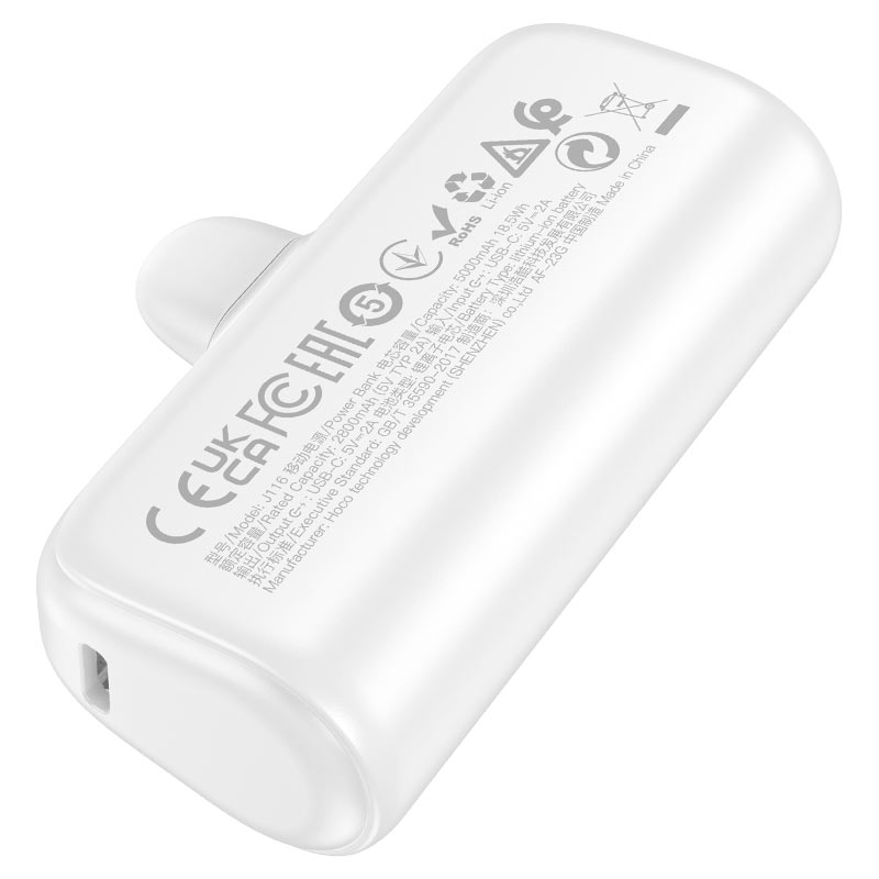 Power bank “J116 Cool charging” 5000mAh for Type-C