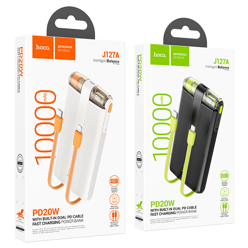 Power bank “J127A Mecha” PD20W + QC3.0 10000mAh