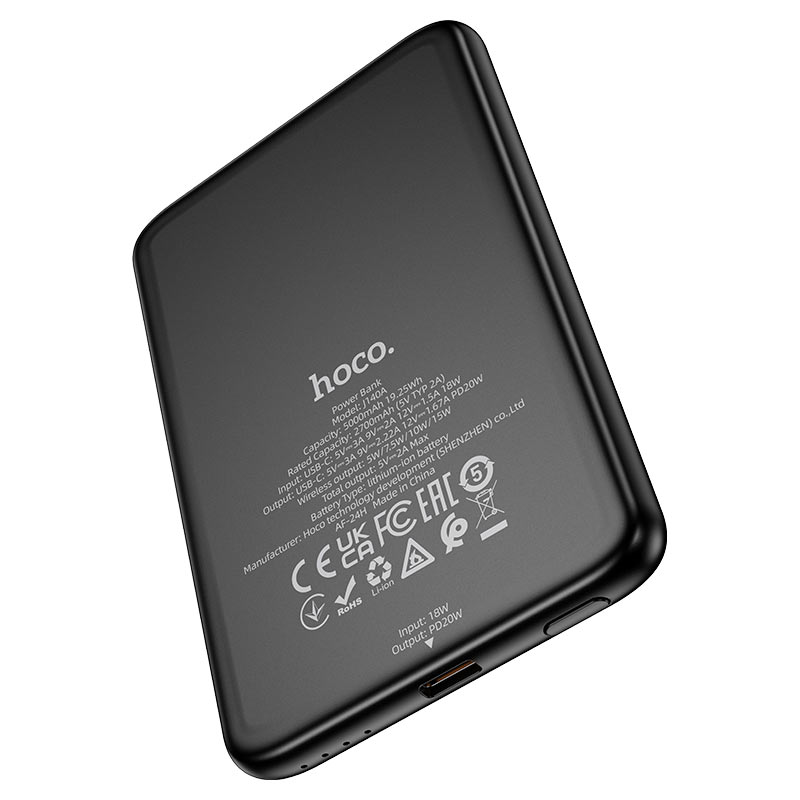 Power bank “J140A Tony” PD20W wireless charging 5000mAh